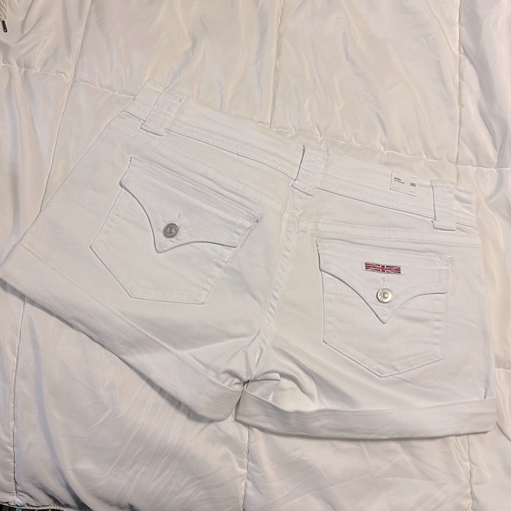 Hudson - Ruby White Jean Mid Thigh Short